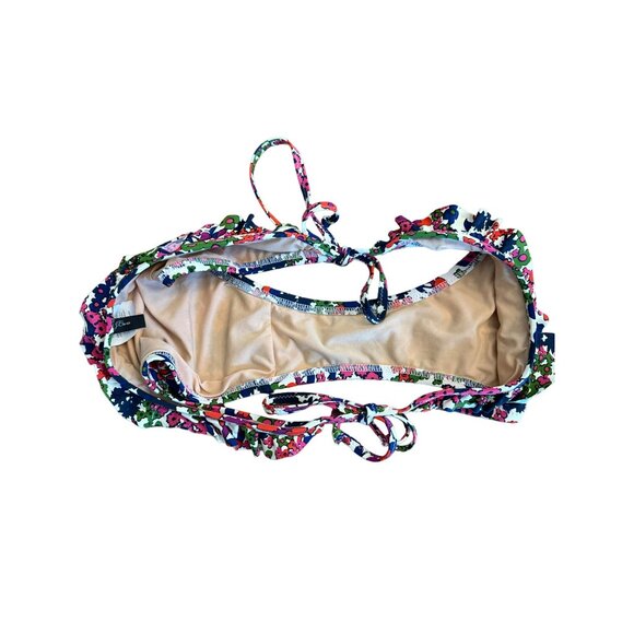 J. Crew String Bikini Bottom Size Medium Watermark Floral Multi Swimsuit Womens - Picture 4 of 4
